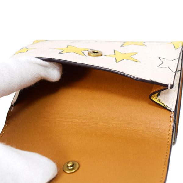 COACH（コーチ） 財布 レザー エッセンシャル 星 スター プリント ミニ