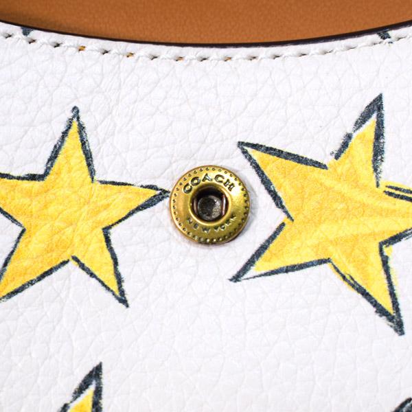 COACH（コーチ） 財布 レザー エッセンシャル 星 スター プリント ミニ
