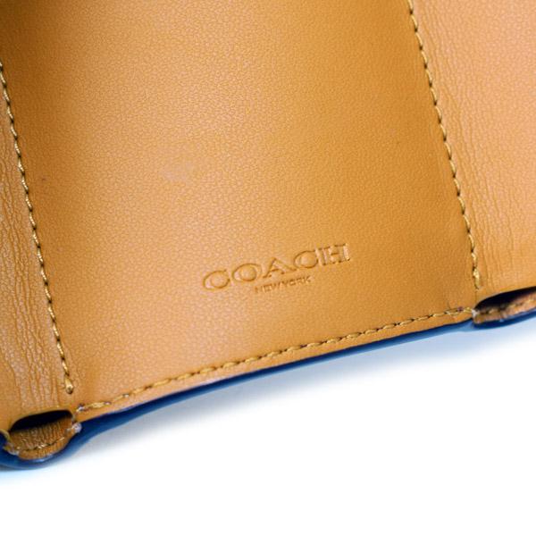 COACH（コーチ） 財布 レザー エッセンシャル 星 スター プリント ミニ
