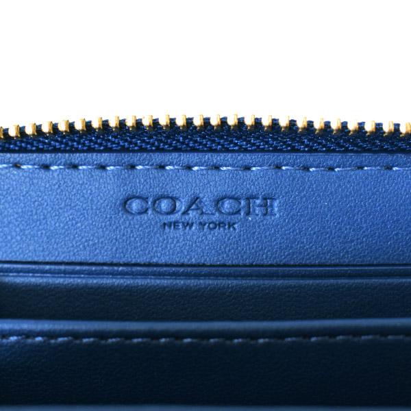 COACH（コーチ） カードケース デニム レザー キルティング ロゴ