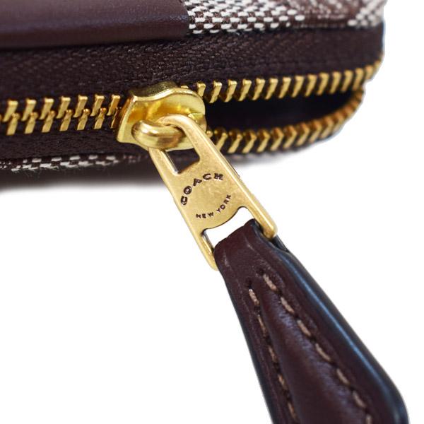 COACH（コーチ） カードケース ジャガード レザー シグネチャー