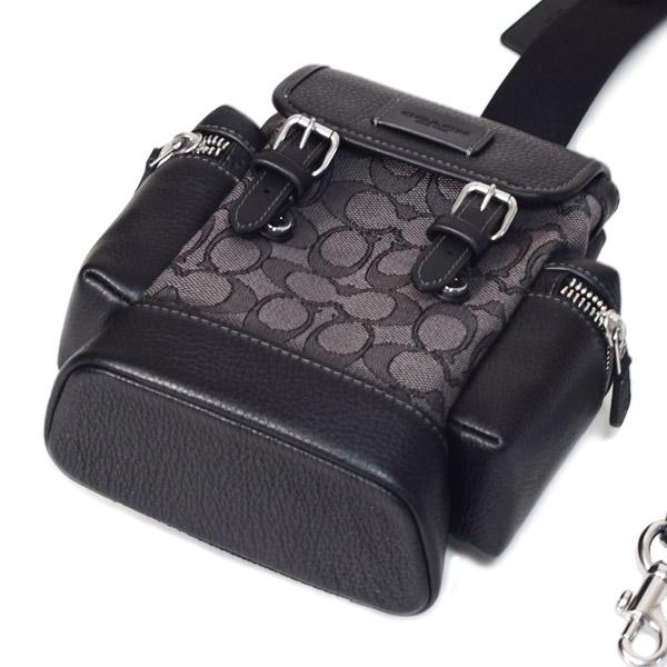 COACH（コーチ） バッグ ジャガード レザー シグネチャー スリング