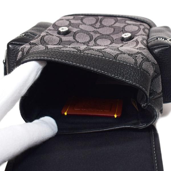 COACH（コーチ） バッグ ジャガード レザー シグネチャー スリング