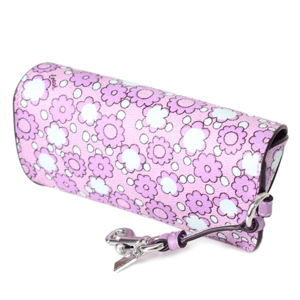 COACH（コーチ） 眼鏡ケース コーティングキャンバス レザー 花柄
