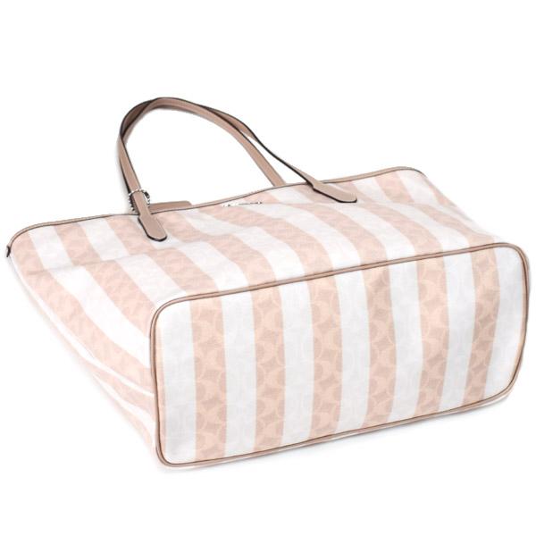 コーチ バッグ COACH コーティングキャンバス レザー シグネチャー ストライプ ロゴ シティ トートバッグ サンド×タン CBI03 COACH（コーチ） バッグ コーティングキャンバス レザー シグネチャー