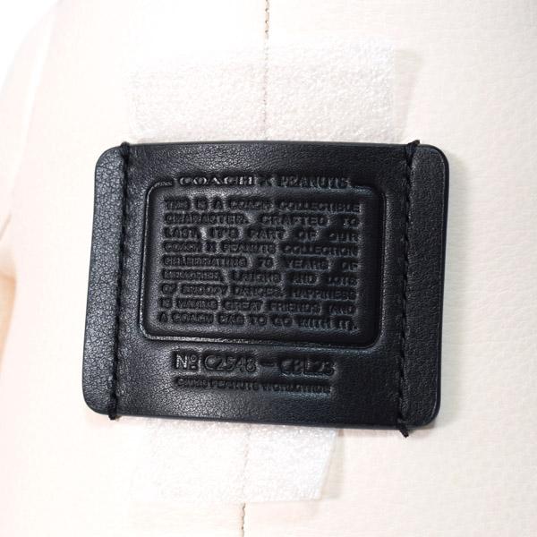COACH（コーチ） ぬいぐるみ スヌーピー ぺブルレザー コラボ