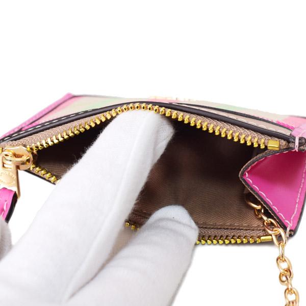 COACH（コーチ） コインケース キャンバス レザー プレイド チェック
