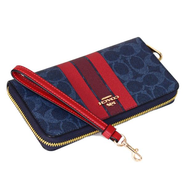 COACH（コーチ） 長財布 コーティングキャンバス レザー シグネチャー