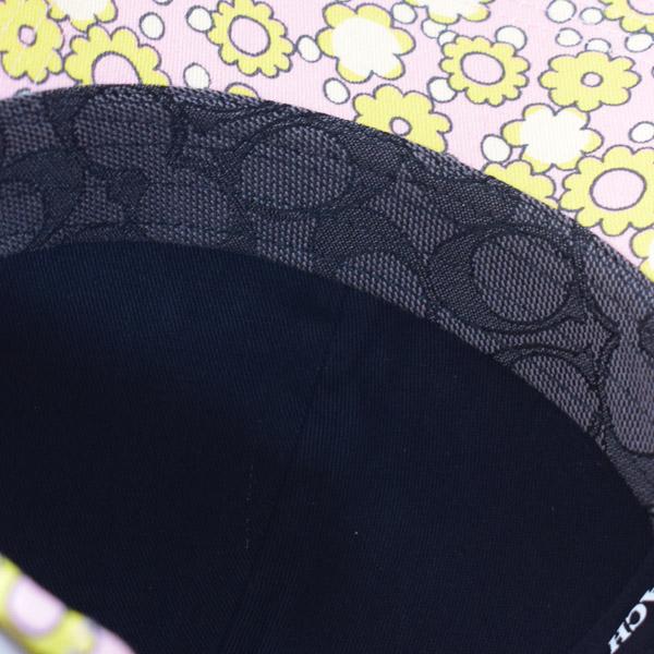 COACH（コーチ） 帽子 コットン シグネチャー 花柄 フラワー