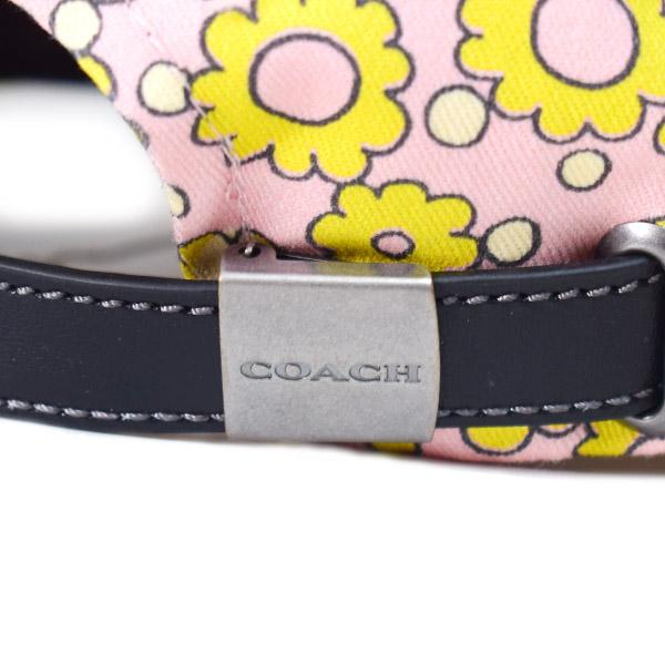 COACH（コーチ） 帽子 コットン シグネチャー 花柄 フラワー