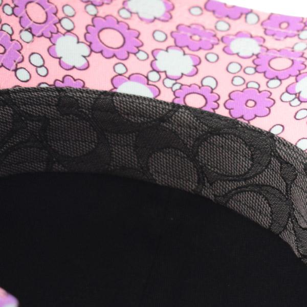 COACH（コーチ） 帽子 コットン シグネチャー 花柄 フラワー