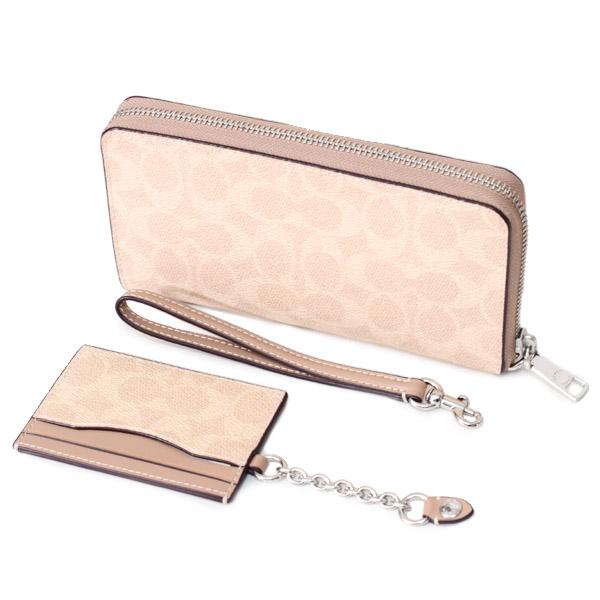 COACH（コーチ） 長財布 コーティングキャンバス レザー シグネチャー