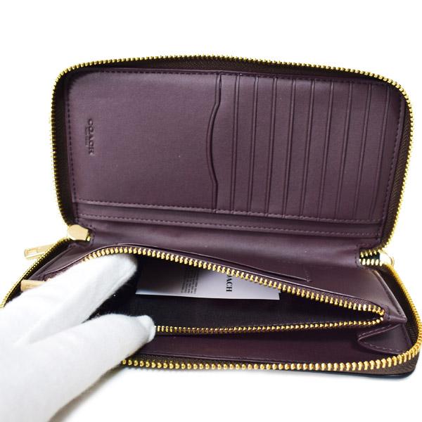COACH　コーチ　長財布　新品　シグネチャーキャンパス　正規品 COACH（コーチ） 長財布 コーティングキャンバス レザー シグネチャー