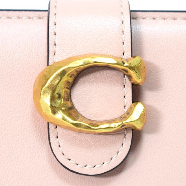 COACH（コーチ） 財布 レザー タビー ロゴ コンパクト ウォレット 二