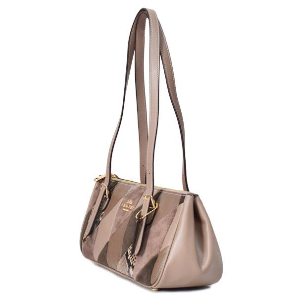COACH（コーチ） バッグ パッチワーク スエード パイソン レザー
