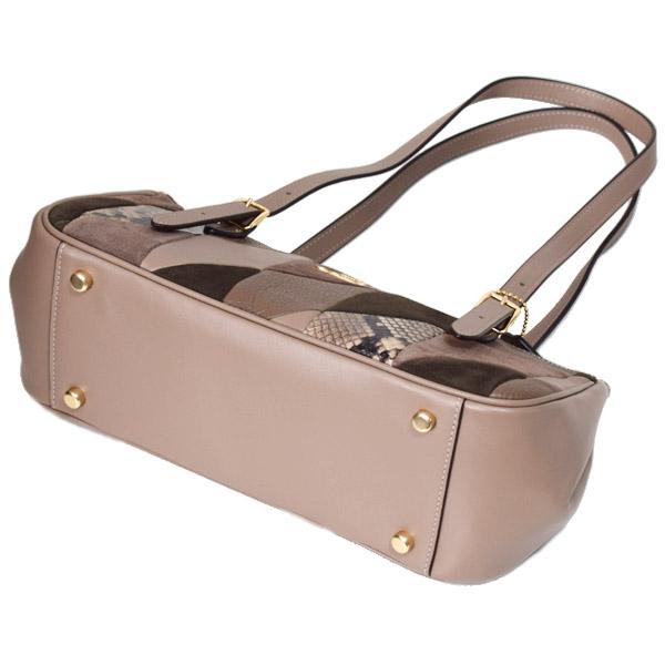 COACH（コーチ） バッグ パッチワーク スエード パイソン レザー