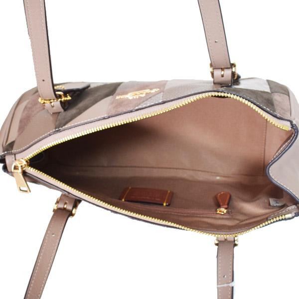 COACH（コーチ） バッグ パッチワーク スエード パイソン レザー