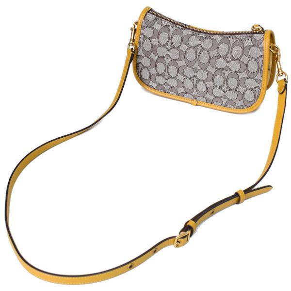 COACH（コーチ） バッグ ジャガード レザー シグネチャー スウィンガー 