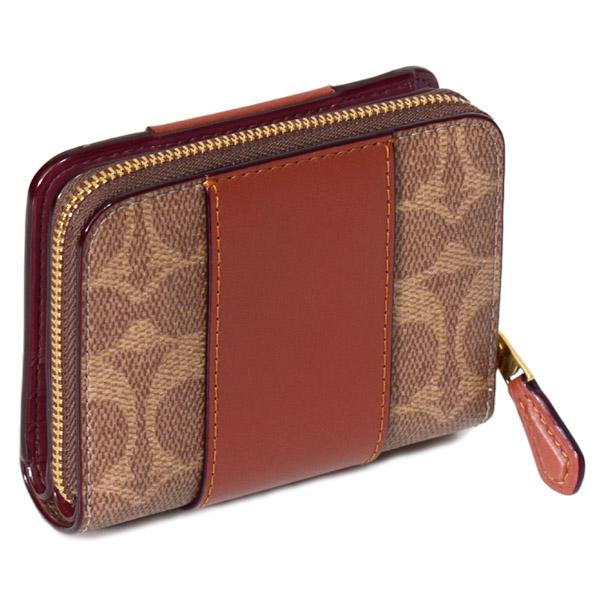 COACH（コーチ） 財布 コーティングキャンバス レザー シグネチャー