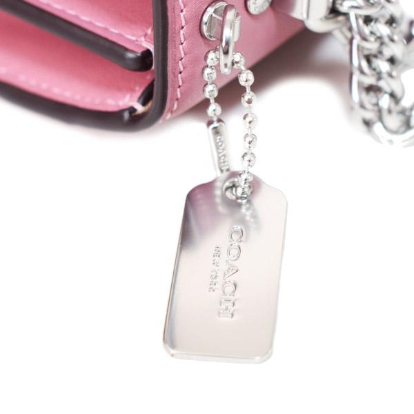 COACH（コーチ） バッグ レザー スタッズ ハート リベット ロゴ ミニ