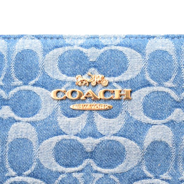 COACH（コーチ） バッグ デニム レザー シグネチャー ステーション