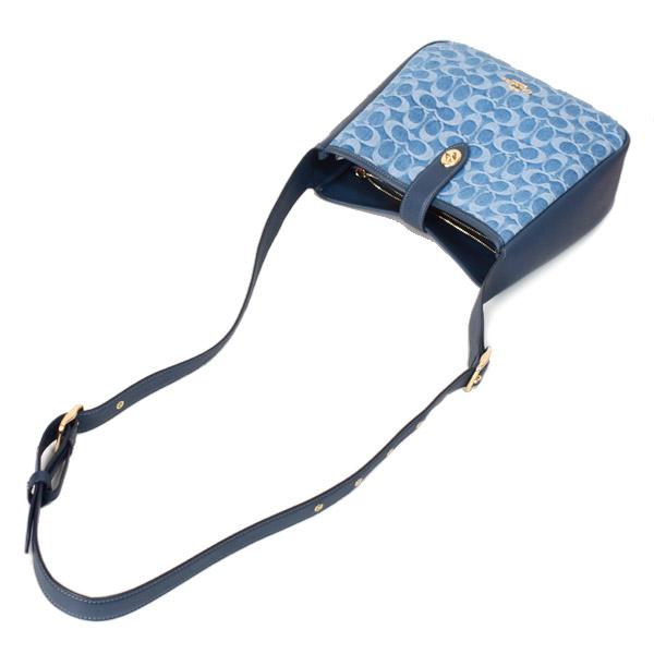 COACH（コーチ） バッグ デニム レザー シグネチャー ハドリー