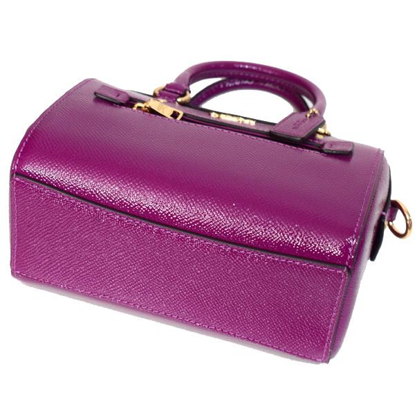 COACH（コーチ） バッグ レザー ミニ ローワン パテント サッチェル 