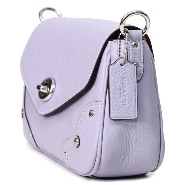 COACH（コーチ） バッグ ぺブルレザー ミリー フラップ ターンロック