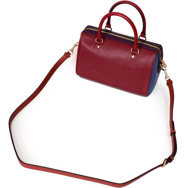 COACH（コーチ） バッグ レザー ローワン サッチェル カラーブロック