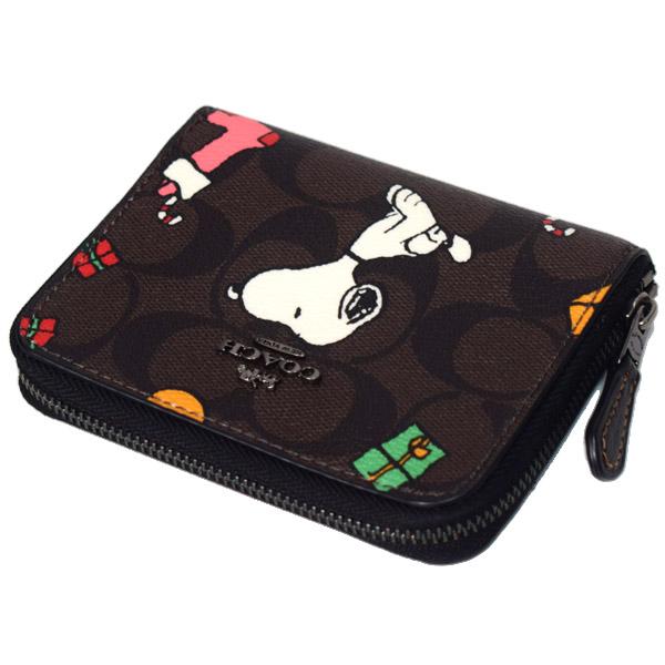 COACH（コーチ） 財布 スヌーピー コーティングキャンバス レザー
