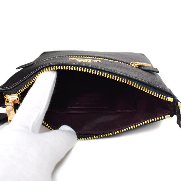 コーチ バッグ COACH クロスグレインレザー ミニ ローワン ファイル バッグ クロスボディ 斜めがけ ショルダーバッグ ブラック CE871
