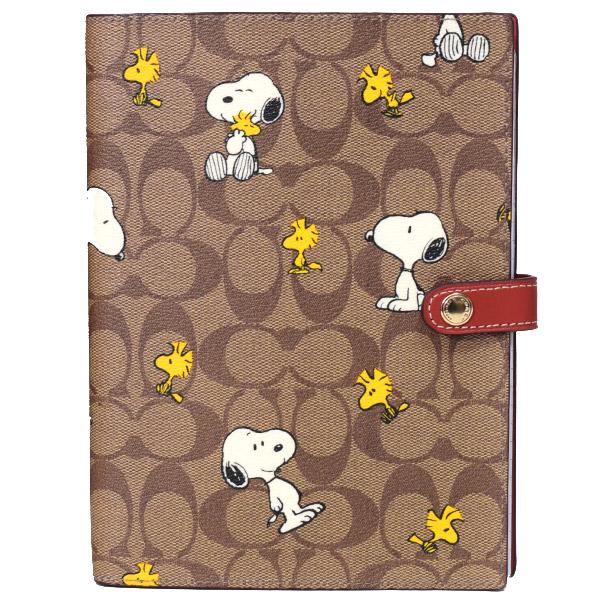 COACH（コーチ） 手帳カバー スヌーピー コーティングキャンバス