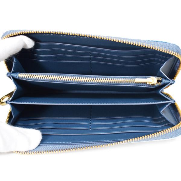 COACH デニム 長財布 COACH（コーチ） 長財布 デニム レザー ロゴ リストレット ロング