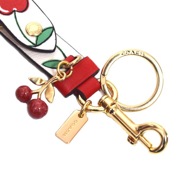 COACH（コーチ） キーホルダー レザー チェリー さくらんぼ トリガー