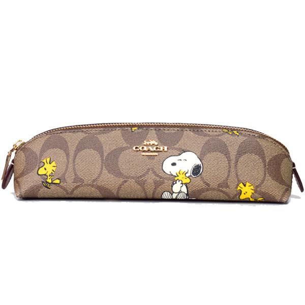 COACH × PEANUTS コラボ ペンケース コーチ COACH（コーチ） ペンケース スヌーピー ピーナッツ コラボ スヌーピー