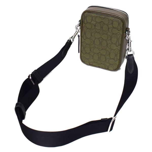 COACH（コーチ） メンズ バッグ ジャガード レザー シグネチャー