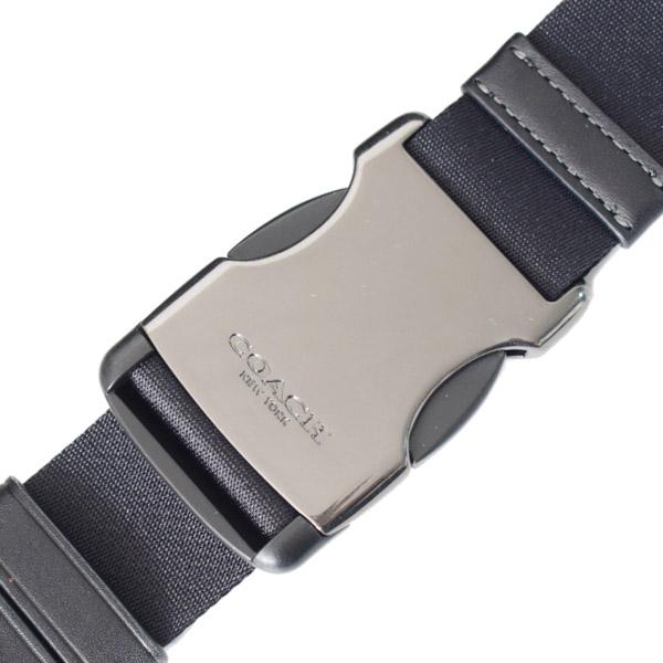 COACH（コーチ） バッグ レザー チェック ロゴ トラック ベルトバッグ