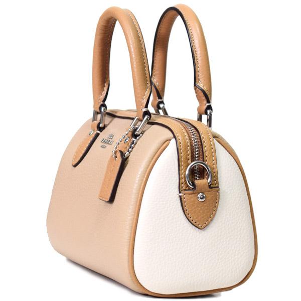 COACH（コーチ） バッグ レザー ミニ ローワン カラーブロック
