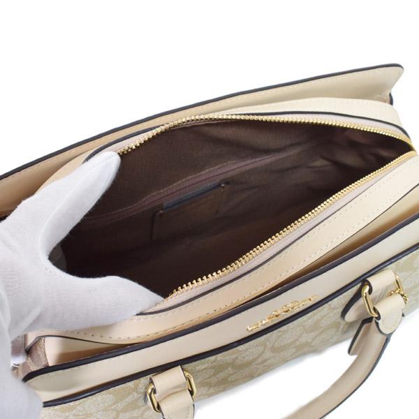 COACH（コーチ） バッグ コーティングキャンバス レザー シグネチャー