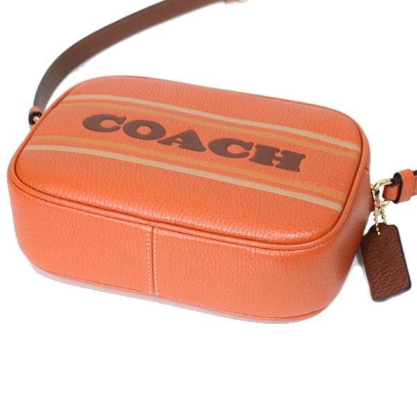 COACH（コーチ） バッグ レザー ロゴ ストライプ ミニ ジェイミー