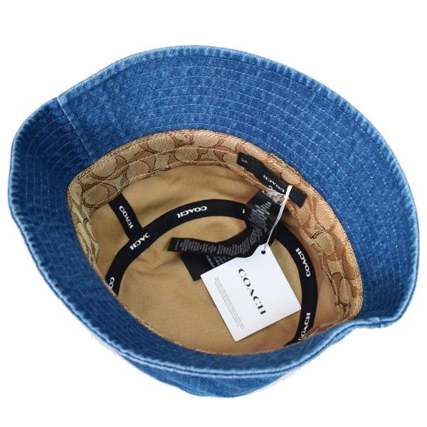 COACH（コーチ） 帽子 コットン シグネチャー ロゴ バケットハット