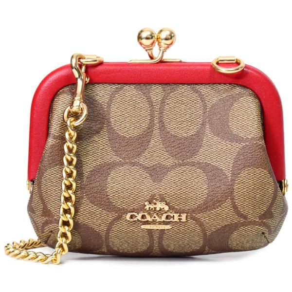 COACH（コーチ） カードケース コーティングキャンバス レザー