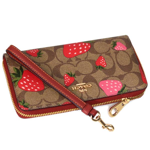 COACH（コーチ） 長財布 コーティングキャンバス レザー シグネチャー 