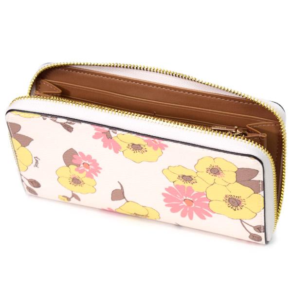 COACH 長財布 フローラル COACH（コーチ） レディース 花柄 バラ 財布 長財布 ロング ジップ