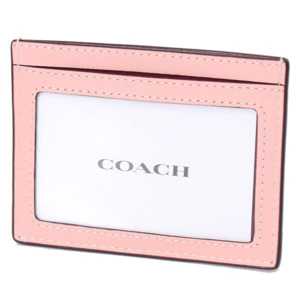 COACH（コーチ） カードケース レザー ダイヤモンド キルティング ロゴ