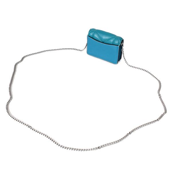 COACH（コーチ） 財布 レザー キルティング チェーン ミニ ウォレット