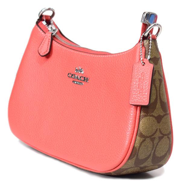 COACH（コーチ） バッグ レザー シグネチャー テリ ロゴ 2way クロス