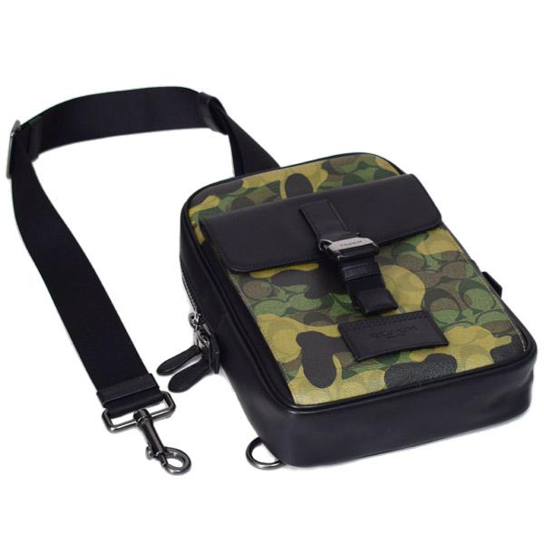 COACH（コーチ） メンズ バッグ コーティングキャンバス レザー