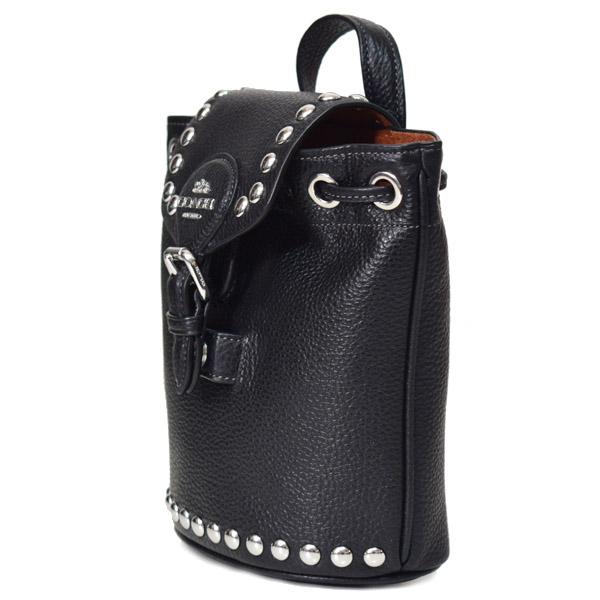 COACH（コーチ） バッグ ぺブルレザー スタッズ アメリア ロゴ