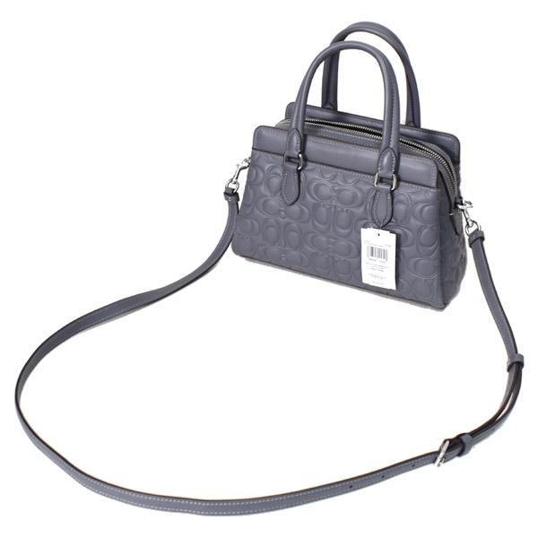 COACH（コーチ） バッグ スムースレザー シグネチャー 型押し ダーシー 